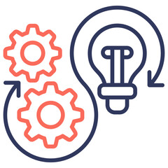 Poster - Creative Process Dual Tone Icon