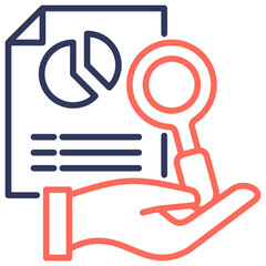 Poster - Case Study Dual Tone Icon
