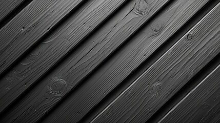 Poster - Black wood texture background with natural grains and rich deep tones for elegant designs