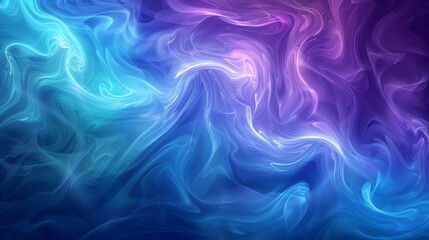 Abstract swirling pattern in shades of blue and purple.