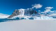 © faiz - Majestic Iceberg and Mountain Landscape in Antarctic Wilderness