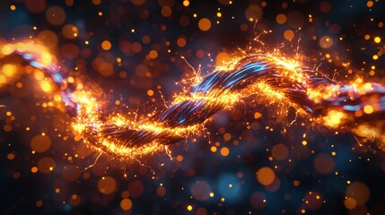 Poster - Beautiful blur of light creating a dreamy and ethereal atmosphere