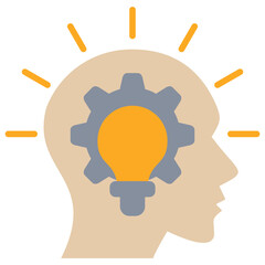 Poster - Critical Thinking Flat Icon