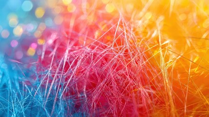 Poster - Stunning colorful background filled with a variety of different colored lights