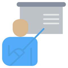 Poster - Instructor Flat Icon