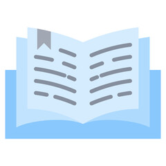 Poster - Open Book Flat Icon