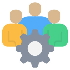 Poster - Teamwork Flat Icon