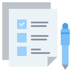 Poster - Test Flat Icon