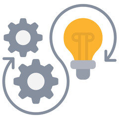 Poster - Creative Process Flat Icon