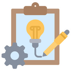 Poster - Concept Flat Icon