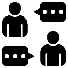 Poster - Communication Glyph Icon