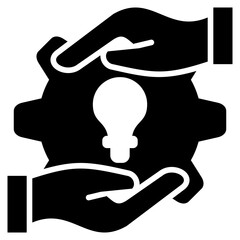 Poster - Initiative Glyph Icon