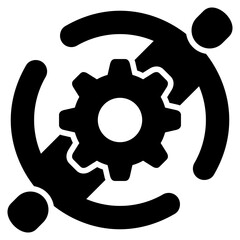 Poster - Cohesion Glyph Icon