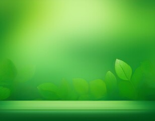 Wall Mural - green blur background