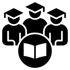 Poster - Student Glyph Icon