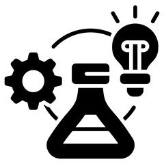 Poster - Science Glyph Icon