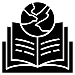 Poster - Global Learning Glyph Icon