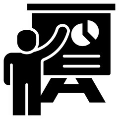 Poster - Presentation Glyph Icon