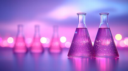 Poster - Diverse collection of colorful glass bottles displayed elegantly on a white surface