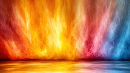 Fototapete - Vibrant abstract background featuring a kaleidoscope of colorful patterns and textures