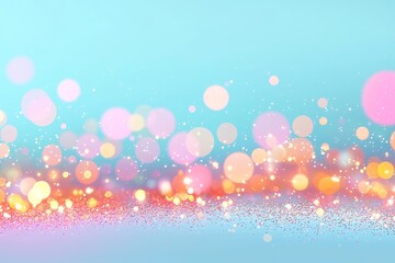 Wall Mural - refraction light enhanced by a bokeh or organic flare overlay