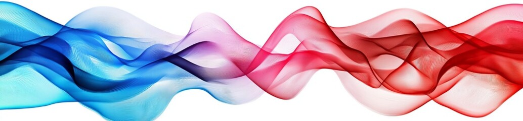 Poster - An abstract design featuring colorful lines, geometric shapes, and wireframes