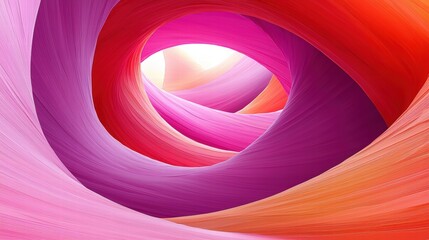 Poster - Colorful abstract background featuring a dynamic spiral design with vibrant colors