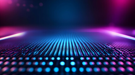 Poster - A vibrant, colorful digital background featuring blue and pink lights, perfect for creating a dynamic and energetic atmosphere.