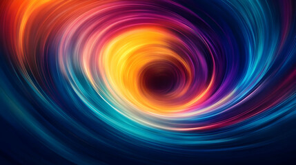 Poster - A vibrant swirl of colors creates a mesmerizing motion, perfect for backgrounds, graphics, or abstract art inspiration.