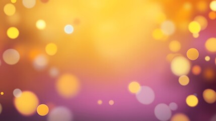 Poster - Golden Hour Bokeh Background - Abstract background with warm golden and pink bokeh lights, perfect for celebratory designs or presentations