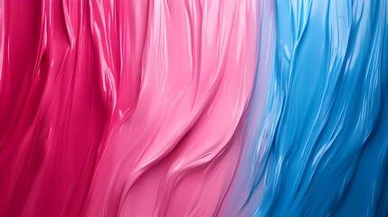 Poster - Vibrant abstract background featuring flowing pink and blue textures, ideal for creative projects and digital art.