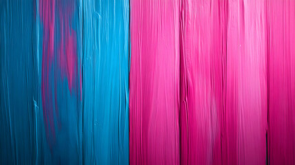 Poster - Vibrant abstract background featuring a blend of blue and pink brush strokes, perfect for creative projects.