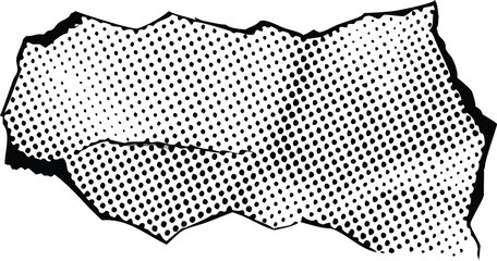 Poster - Abstract style halftone concept for your graphic design Pixelated dot circle line background. Vanishing pop art gradient vector isolated sketch freehand outline hand drawn picture sketchy line art.