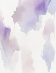 Wall Mural - abstract lilac background - abstract light purple watercolor splash background - generative ai