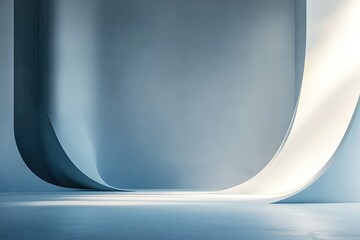 Aufkleber - High Definition Picture of Abstract Minimal Background with Floor