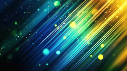 Aufkleber - Black dark blue green emerald petrol teal lime white yellow abstract background. Color gradient ombre blend. Line stripe. Bright light flash glow glitter neon metallic