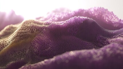 Poster - Purple digital landscape, sunlit, abstract texture, data visualization, website background