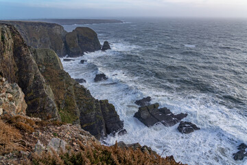 Wall Mural - Wild and windy on the Isle of Anglesey