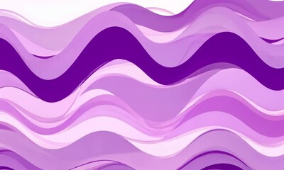 Poster - smooth moving purple wave background