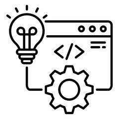 Development Outline Icon