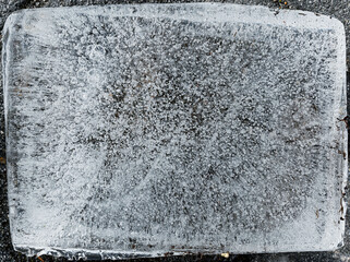 Poster - Close up shot of a big ice - texture for computer graphics, texturing, compositing or as a background