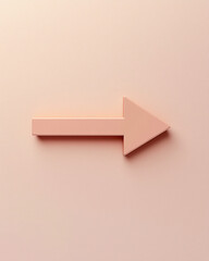 Fototapete - 3D Render Arrow Set Light Color Directions Graphic Design Symbol Icon Sign Pointer Navigation Guide Interface Element Object Shape Directional Guidance Right Left Up Down Forward Backward
