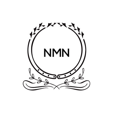 NMN creative minimalist letter logo.