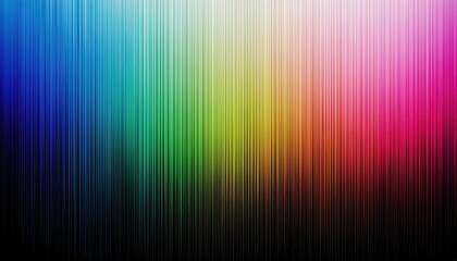 Poster - vibrant vertical gradient texture with multicolor spectrum transition from pink to blue, abstract digital background