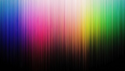 Poster - vibrant vertical gradient texture with multicolor spectrum transition from pink to blue, abstract digital background