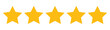 © NOVA STOCK - Customer review with five metallic golden stars in speech bubble. rating review flat icon. Five stars icon Vector. Five stars customer product rating review flat icon. Customer experience vector icon.