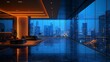 © Raena - Night city view from luxury apartment