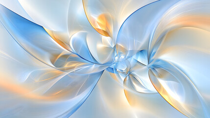 Poster - Abstract background featuring blue and orange swirling patterns with a hint of texture for artistic design purposes