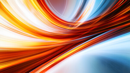 Poster - Abstract background featuring colorful lines and cosmic elements representing a vision of space