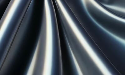 Poster - Iridescent fabric details with subtle textures and colors captured in close-up near natural light
